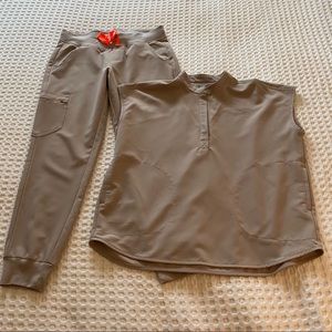 EUC Limited Edition Figs Scrubs Set Boulder medium